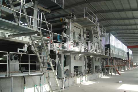 New Kraft Liner Paper Processing Line In India