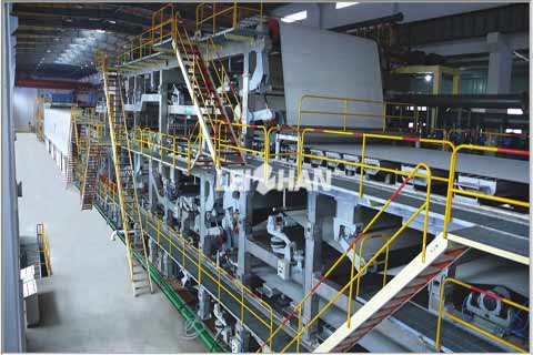 60t/18h Corrugated Paper Production System In UAE